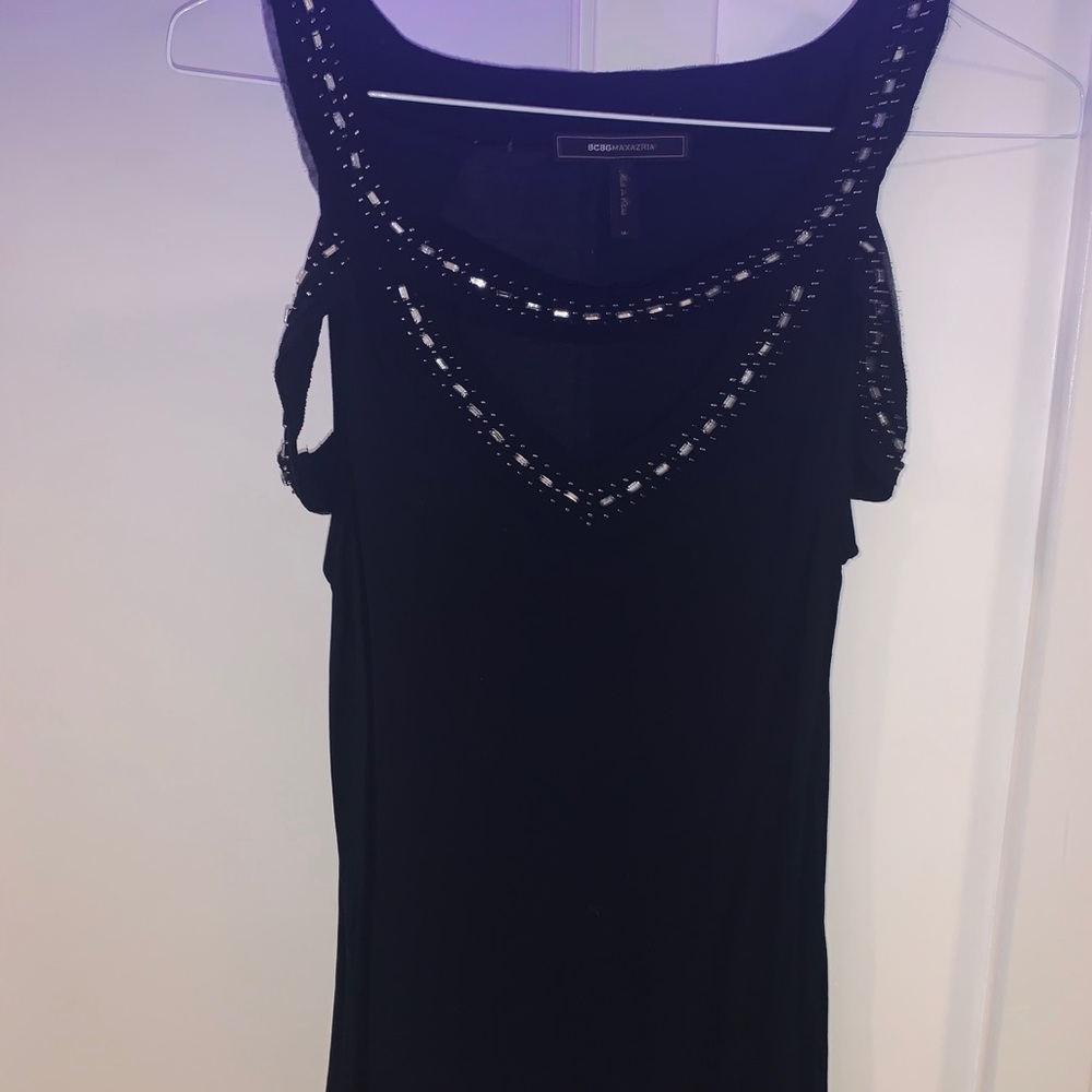 BCBG top with detail